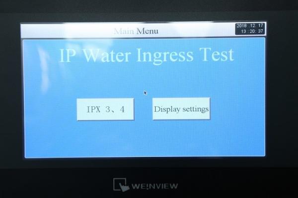 Automotive Rain Test Equipment  Iec60529 Ipx3 Ipx4 Rainfall Water Rain Spray Test Chamber