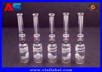 Impressão personalizada 1ml Testosterona Ampola de Vidro Farmacêutica Transparente