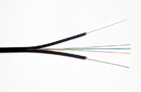 Крытый смычок - тип 4 диаграмма кабеля падения волокна оптически FTTH сердечника - 8 GJXFH 2km/барабанчик