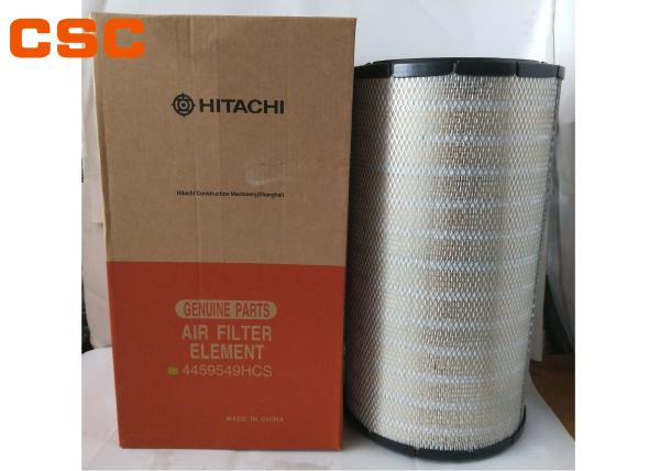 Filtro de ar 4454549 da máquina escavadora de HITACHI, peças de substituição ZAX330/330-3/360/360-3