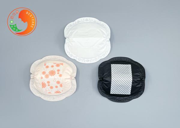 Breathable Milk Absorbing Pads Butterfly Design Of Customized Package