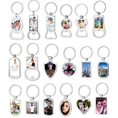 Appareil d'ouverture de bouteille de sublimation porte-clés personnalisé