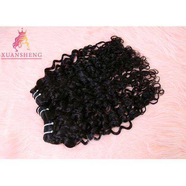 Italian Virgin Human Hair , Italian Curly Bundles 100g Weight Customized