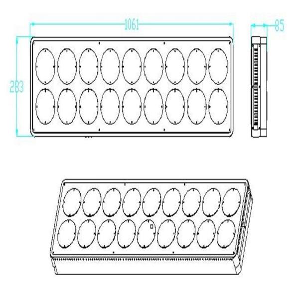 Best Powerful led grow lighting lamps With 3w or higher led chips