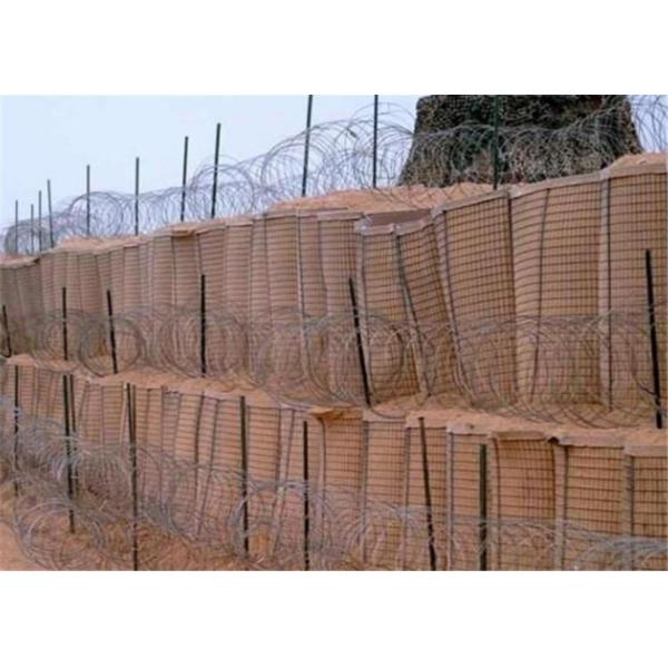 Defensive Military Hesco Barriers 4.0mm 4.5mm Easy Install Hesco Gabion Baskets