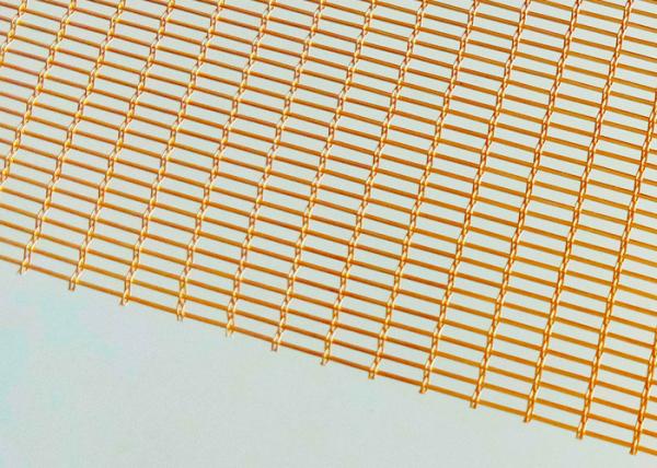 Metal flexível laminado de vidro de pouco peso Mesh Fabric da rede de arame 2.5m do GV