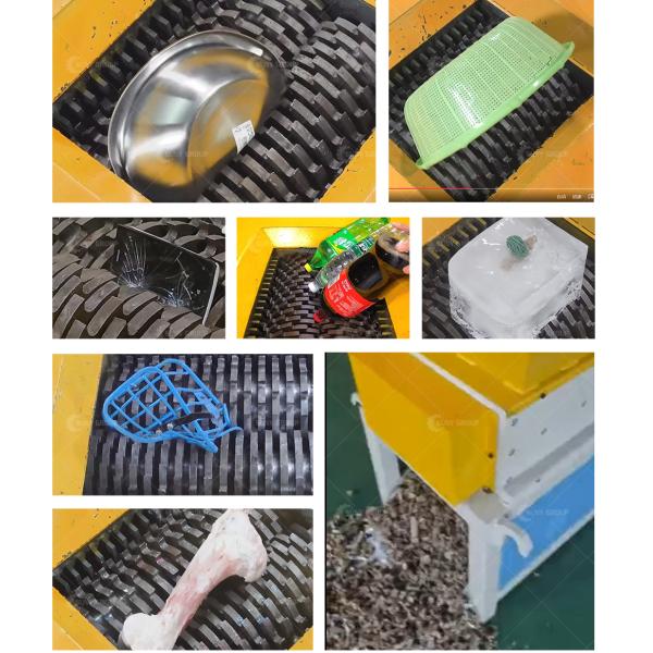 1200 * 600 * 1000 мм мини двойной вал бумаги картона шредер маленький пластиковый бутылки шредер