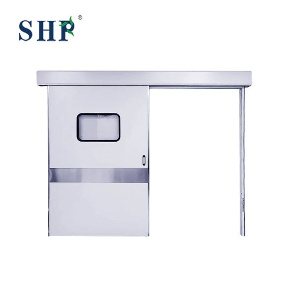 Hospital Cleanroom Sliding Door Automatic Airtight Door With Vision Panel