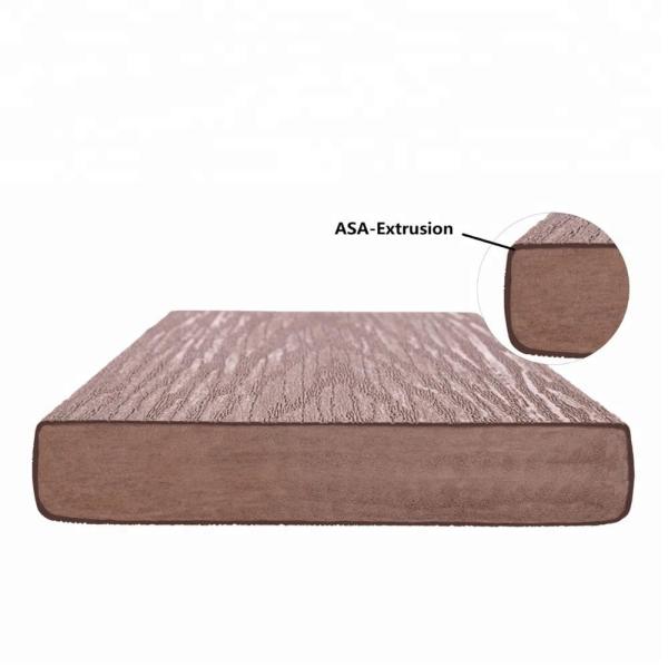 Advanced Engineering Outdoor PVC Garden Flooring Extruded Timber Elastic Composite Decking