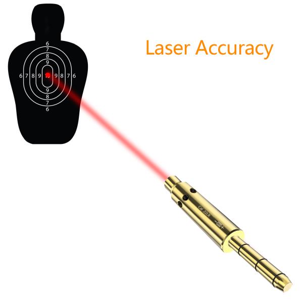 22LR Red Laser Bore Sight End Barrel Laser Boresighter Easy To Fit Revolvers Pistols Rifle