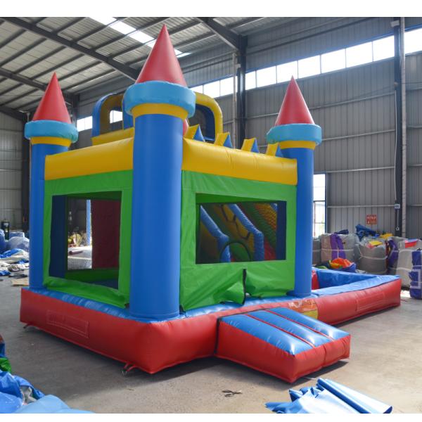 Optional Sizes Bouncy Castle with Slide and Pool Inflatable Bouncing Castles