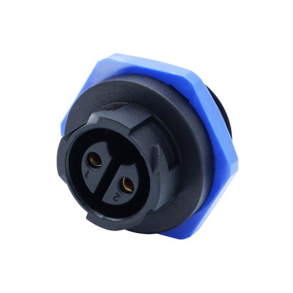 Waterproof M25 4 pin fast push pull 40A connector female plug male socket power connectors