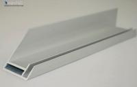 Panneau solaire de recourbement de verre trempé de cadre en aluminium argenté de panneau solaire