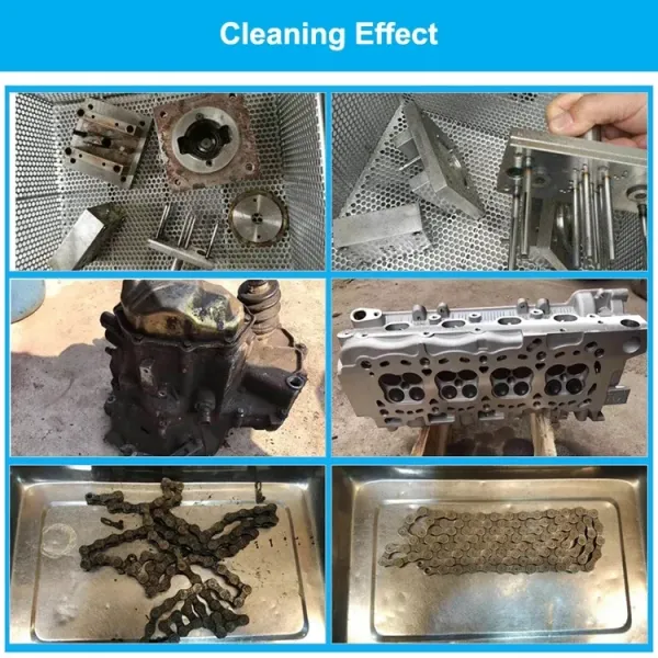 135L Ultrasonic Cleaner with Filtration for Oil and Rust Removing