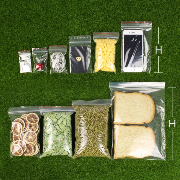 10 x 15 Clear Reclosable Zipper Plastic Bag / Self Sealing Poly Bag