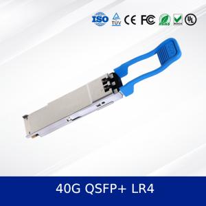 Módulo transceptor óptico QSFP+ LR4 40G de alta velocidad 3.3V para redes