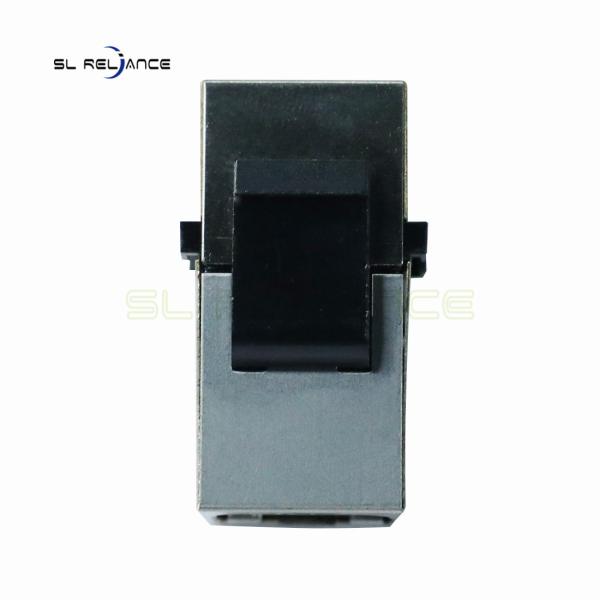 Fêmea ao grau trapezoide protegido fêmea Toolless de CAT6 RJ45 Jack Inline Coupler 180