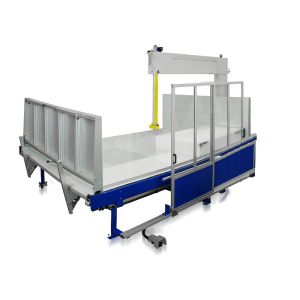 Automatic Sponge EVA foam Cutting Machine Vertical Straight Foam Cutter Rotary Worktable