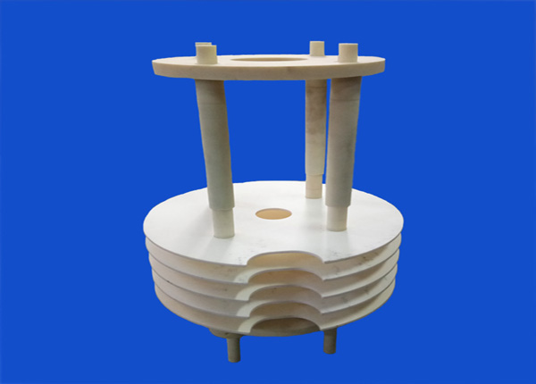 Advanced Technical Ceramics Solar PV Photovoltaic Equipment Parts Alumina Ceramic Vertical Boat