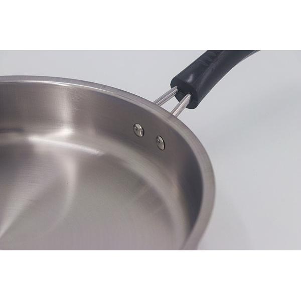 3pcs fry pan set & frying pan non-stick&20cm to 28cm & fry pan stainless steel wtih red color