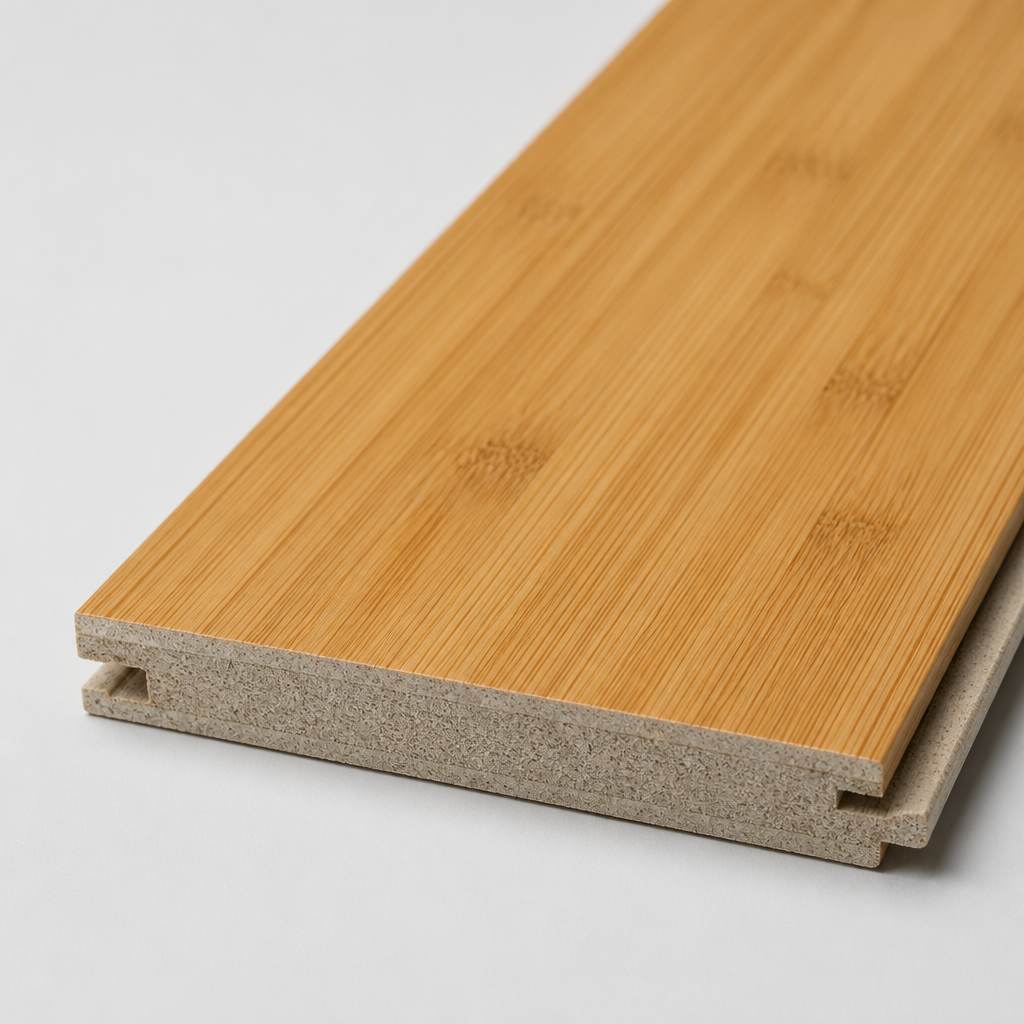 Bamboo Texture SPC Wall Panels Waterproof Interior Wall Cladding