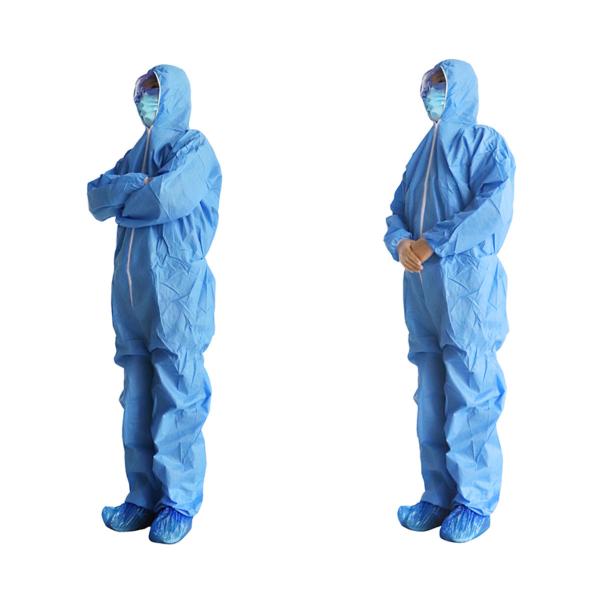 Single Use Non Woven Disposable Isolation Gowns With Knitted Cuff , Disposable Patient Gowns