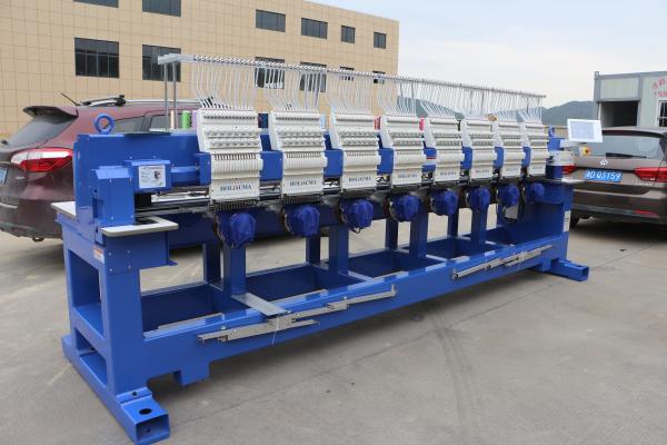 2020 New technology 8 head hat cording sequin flat t-shirt embroidery machine similar to barudan embroidery machine