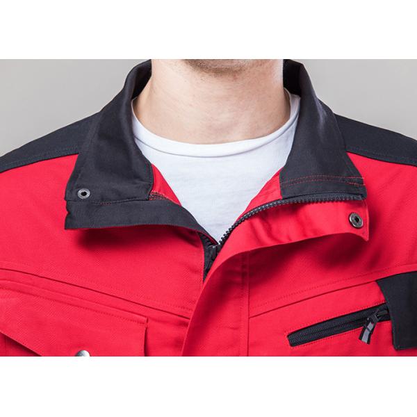 Fashionable Heavy Duty Work Suit Jacket With Removable Sleeves European Size