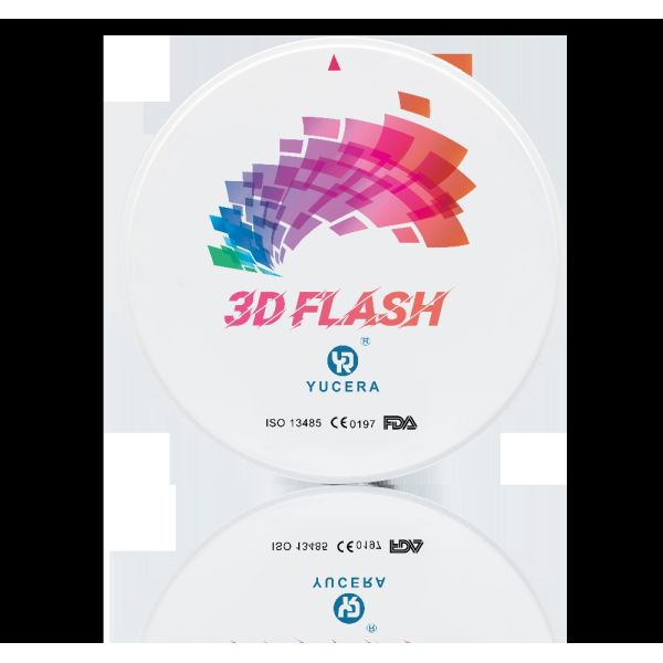 Yucera 3D Flash Multilayer Dental Zirconia Block with 700-1050MPA Bending