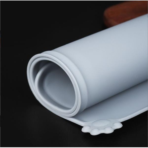 Modern Style Waterproof Non Slip Silicone Dog Pet Feeding Mat for Custom Requirements