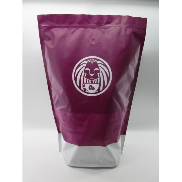 сумка белого бортового кофе Гуссет 12оз упаковывая с клапаном/изготовленным на заказ печатанием