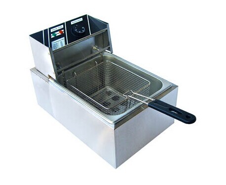 General 2.5kw Kitchen Commercial Electric Deep Fryer With Single Basket
