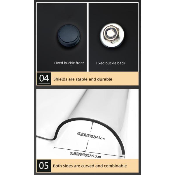 1.2M/1.6M Combined Riot Shields Extended Protection PC Transparent Shields