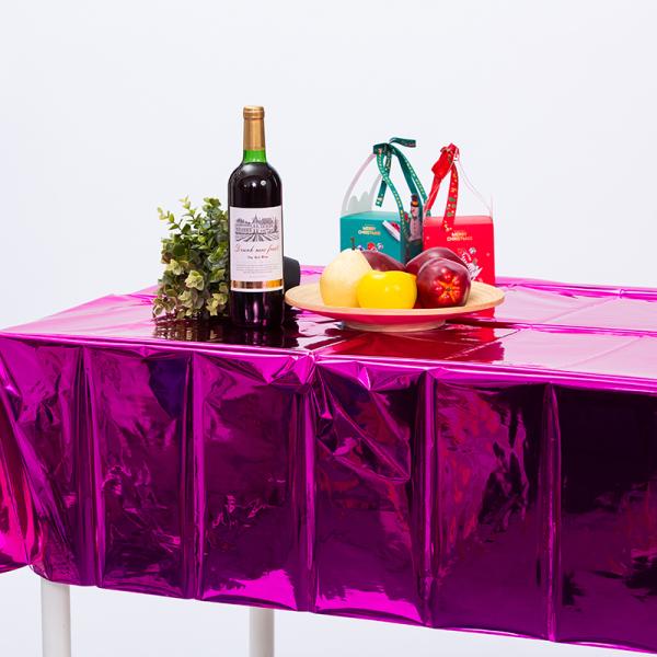 Настраиваемая водонепроницаемая ПЭТ алюминиевая фольга столовая скатерть для игрушек / подарков