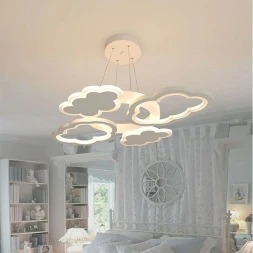 Bedroom Ceiling Lamps Creative Princess Room Little Girl Warm Romantic Butterfly Ceiling Lights(WH-MA-312)