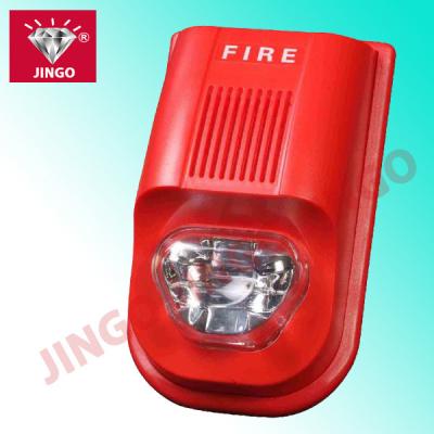 Addressable fire security alarm systems 24V strobe horn,flash light with sounder