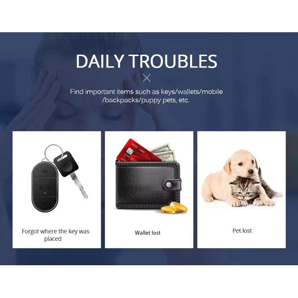 GPS Tracker for Pets Kids Cycling Outdoor Locator Wireless Pet Anti-lost Tag Mini Smart Dog Cat Plastic Multifunctional