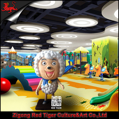 Скульптура животного смолы украшения реальная, статуя животного в натуральную величину