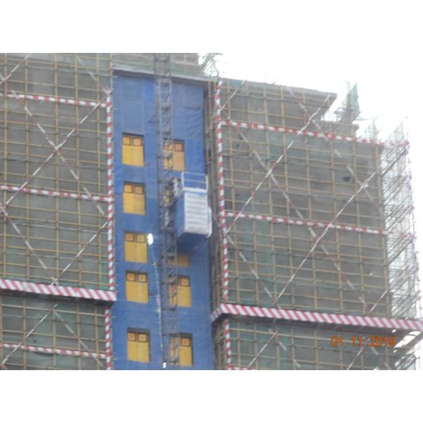 Motor Control Double Cage 36m / Min Construction Site Lift