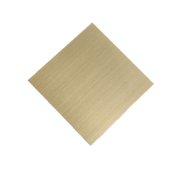 Цветная пластина из матового титана из нержавеющей стали 0,15 мм 201