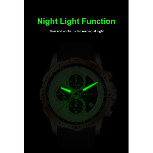 Waterproof Men's Quartz Watch With Luminous Hands | Custom Logo Supported - OEM/ODM