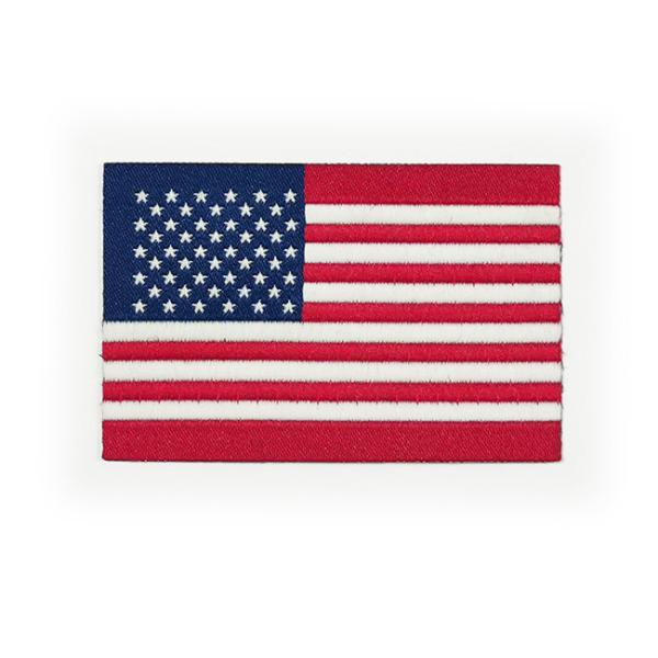 Woven Iron On American Flag Patch Custom Country Flag Patches