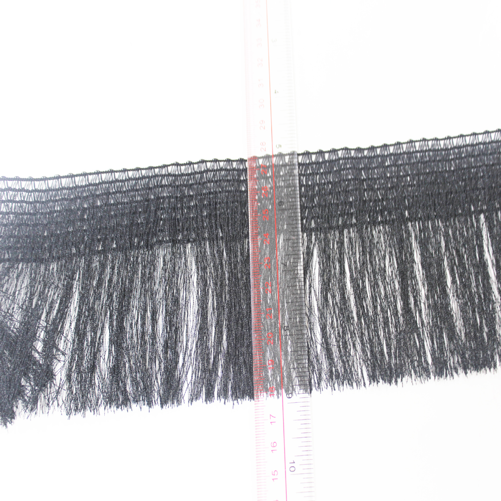 Черная 4.5cm Multi отделка Tassel края нейлона слоя