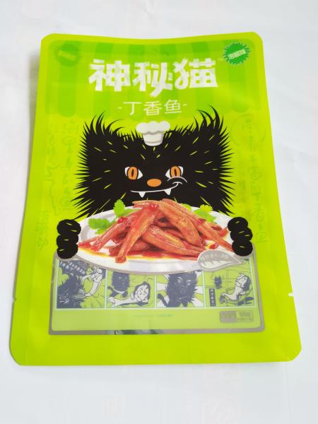 Plastic Packaging PET CPP 3 Side Seal Bags Spot UV Surface Printing