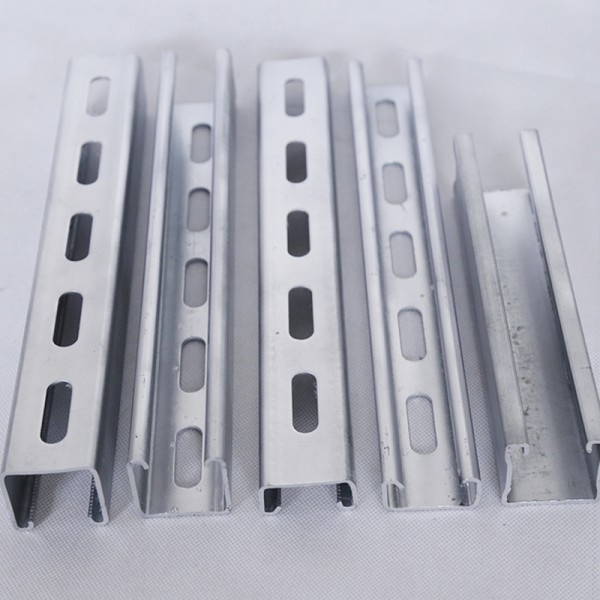 Galvanized Metal Strut Channel For Plumbing Electrical Conduit 41mm X 21mm Unistrut