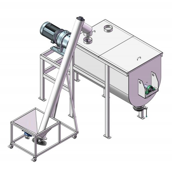 Customized Stainless Steel Ribbon Mixer for High Efficiency Powder Blending in Various Industries