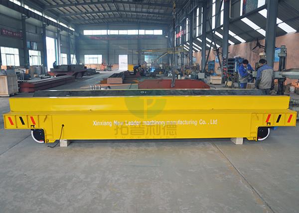 50ton high temperature proof transport handling V-deck railway wagon