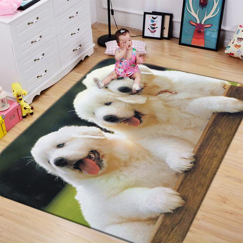 120*160 cm hot sale area rug Cartoon pattern children bedroom & playroom carpet
