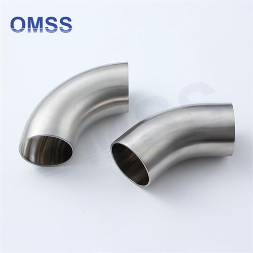 2 Inch Sanitary Fittings Stainless Steel SS316L SS304 3A 90 Degree Elbow