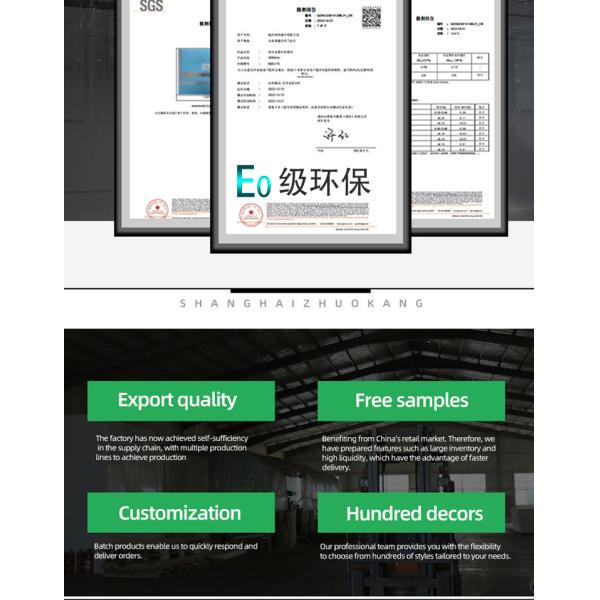 древесины угля 5mm панели изоляции внутренней стены PVC 8mm бамбуковой декоративные